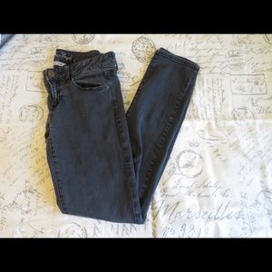 American Eagle Super Stretch black straight jeans